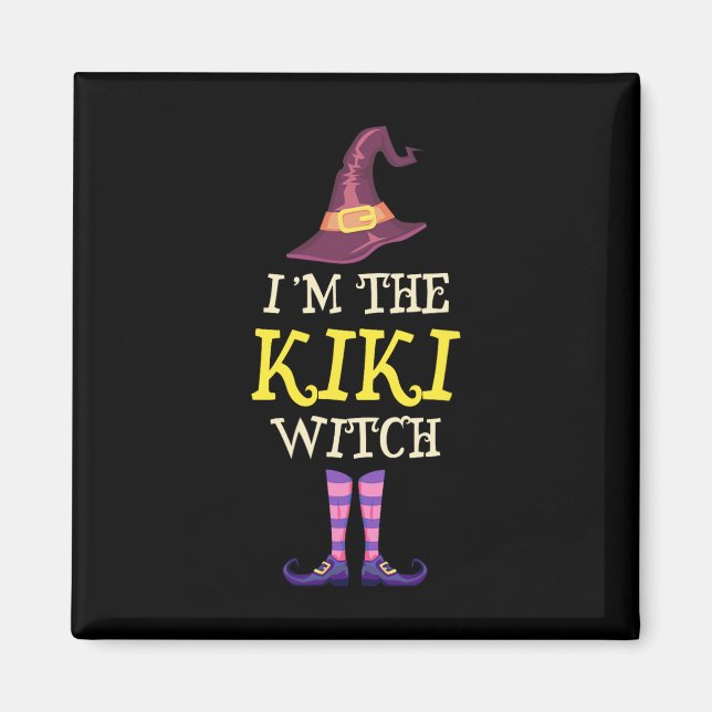 Imán Soy la bruja de Kiki Witch Costume Halloween Graci (Frente)