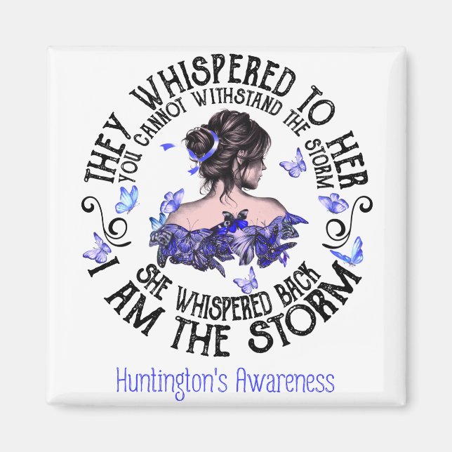 Imán Soy la conciencia de la tormenta Huntington (Frente)