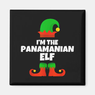 Imán Soy La Familia De Elfos Panameños Pijama Navidad D