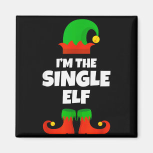 Imán Soy La Familia De Elfos Solteros Pijama Navidad Di