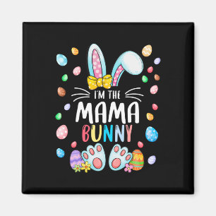 Imán Soy la familia Mama Bunny Ears Easter Day