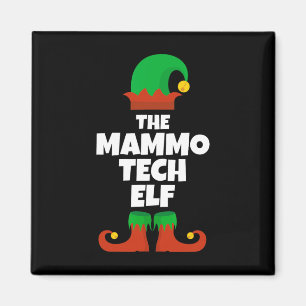 Imán Soy la familia Mammo Tech Elf Navidades Pajama Mam