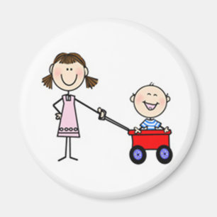 Imán Soy la figura del pequeño Brother Stick