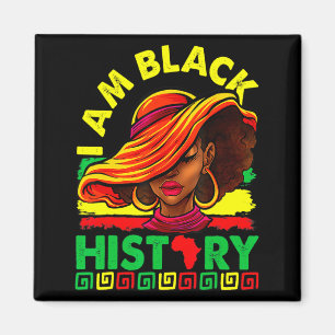Imán Soy La Fuerte Reina Africana Chicas Historia Negra