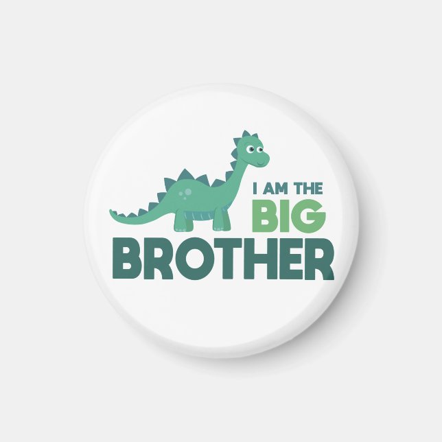 Imán Soy la hermandad de los grandes hermanos dinosauri (Frente)