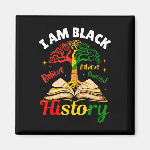 Imán Soy la historia negra celebrando el orgullo de la