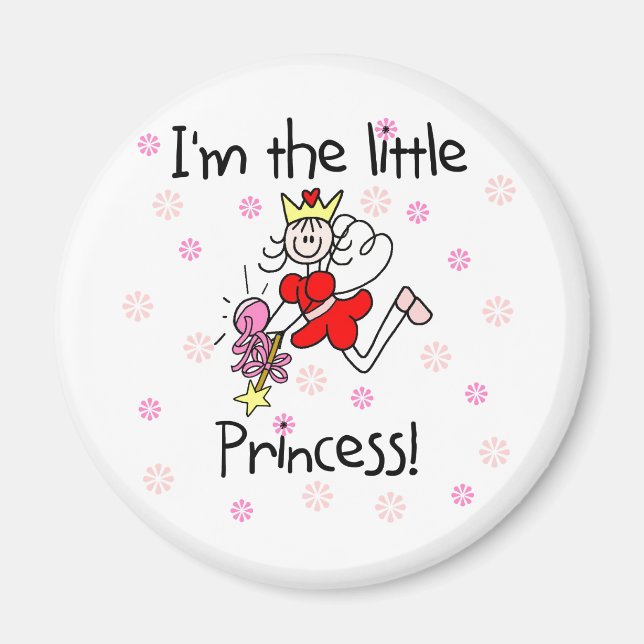 Imán Soy la princesa pequeña (Frente)