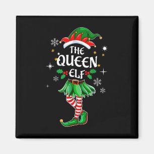 Imán Soy la Reina Elf que coteja Navidades disfrazarse