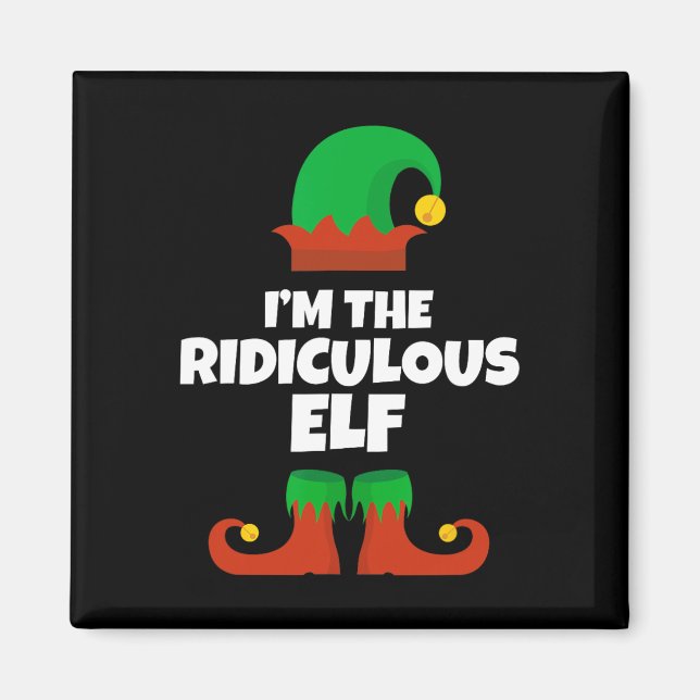Imán Soy la ridícula diversión de los Navidades de la f (Frente)