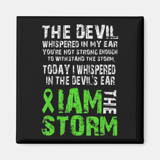 Imán Soy La Tormenta Concienciación Sobre Salud Mental  (Frente)