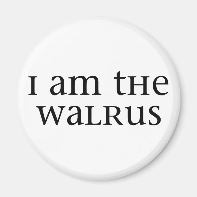 Imán Soy la Walrus (Frente)