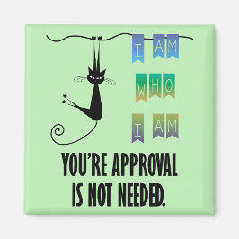 Imán Soy lo que soy Square Magnet