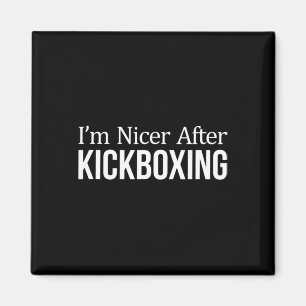 Imán Soy más amable después del kickboxing -