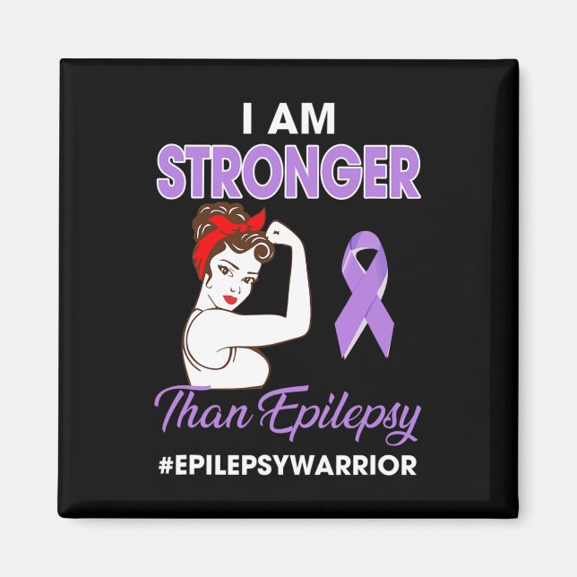 Imán Soy más fuerte que la epilepsia................... (Frente)