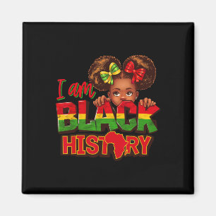 Imán Soy Mes de la Historia Negra Afroamericano Afro Pe