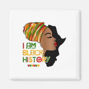 Imán Soy Mes de la Historia Negra Afroamericano Para Mu