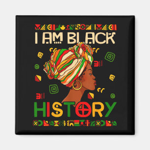 Imán Soy Mes de la Historia Negra Afroamericano Para Mu
