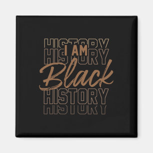 Imán Soy Mes de la Historia Negra Orgullo Afroamericano