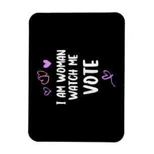 Imán Soy Mujer Observarme Votar