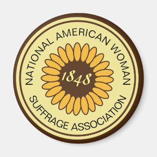 Imán Soy Nacional. Mujeres Suffrage Assoc. conmemorativ