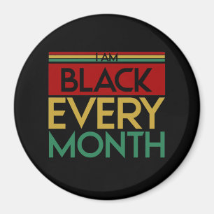 Imán Soy Negro Cada Mes