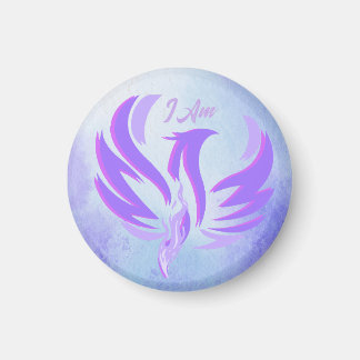 Imán Soy Pájaro de Fuego Llama Violeta - Femenino Sagra