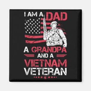 Imán Soy Papá Un Abuelo Y Un Veterano De Vietnam Guay Q