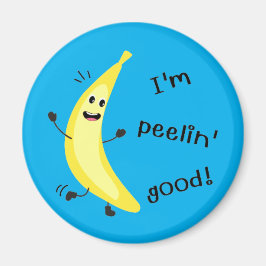 Imán ¡Soy Peelin' Good! - Funny Fruit Pun