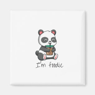 Imán Soy pegatina de la comida