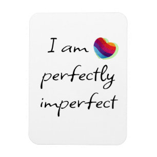 Imán Soy perfectamente imperfecto