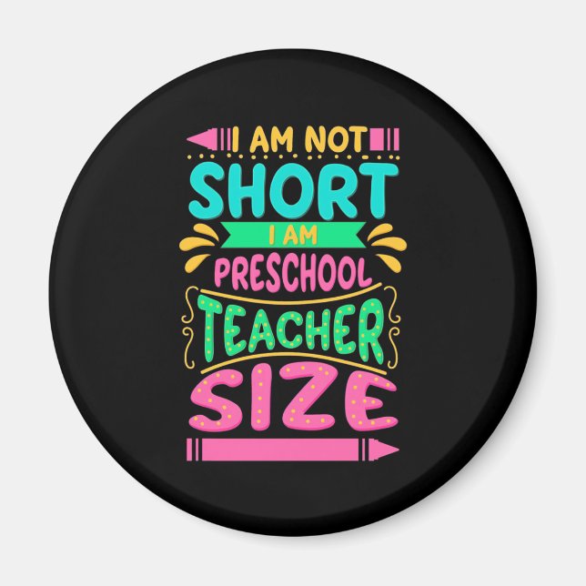 Imán Soy profesora de preescolar (Frente)