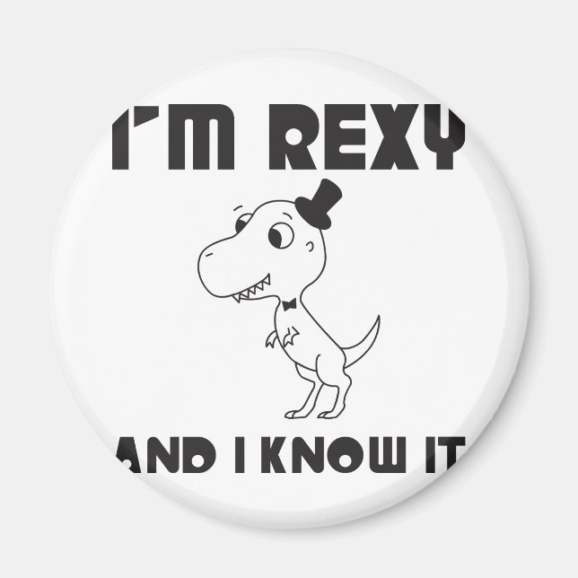 Imán Soy Rexy y lo sé (Frente)