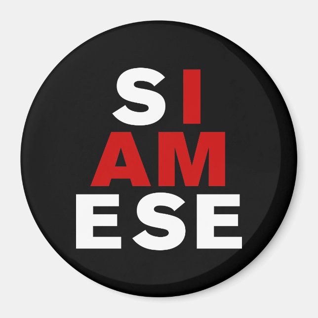 IMÁN SOY SIAMÉS (Frente)