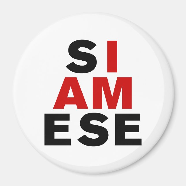 IMÁN SOY SIAMÉS (Frente)
