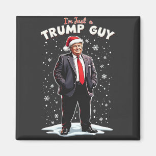 Imán Soy solo un Navidad de Trump Guy Chill Santa