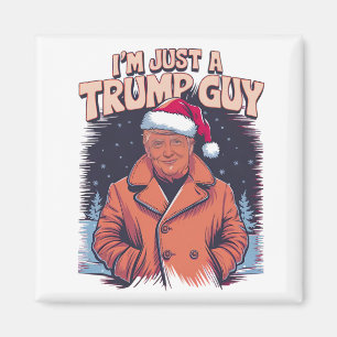 Imán soy solo una camiseta de Trump tipo tranquilo Meme
