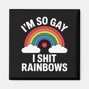 Imán Soy tan gay arcoíris divertido LGBTQ Orgullo Aliad