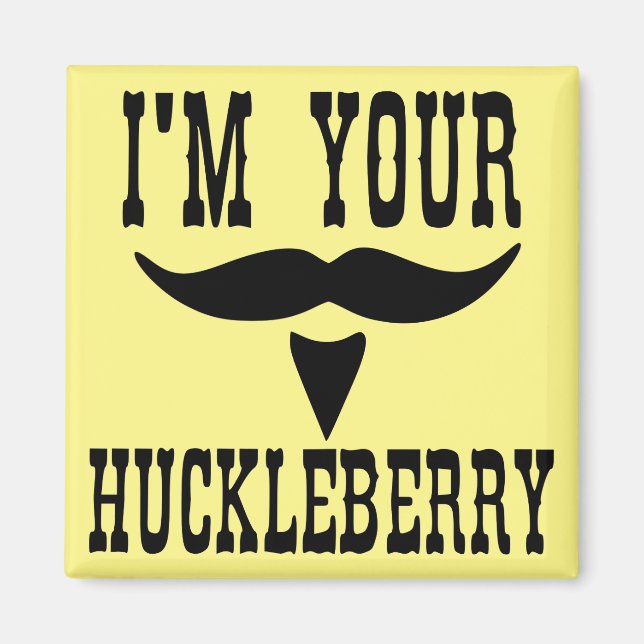Imán Soy tu Huckleberry Stash #USAPatriotGraphics (Frente)