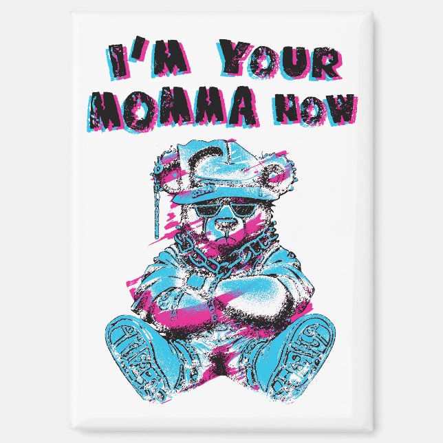 Imán Soy tu mami Now Color Splash (Anverso)