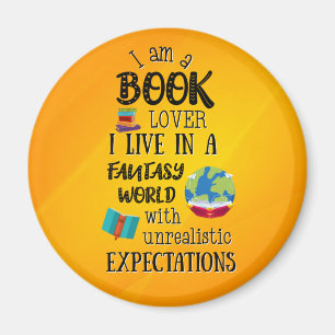Imán Soy un amante del libro en un mundo de fantasía