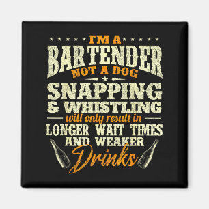 Imán Soy un barman, no un perro - Tapster Bartending Ba