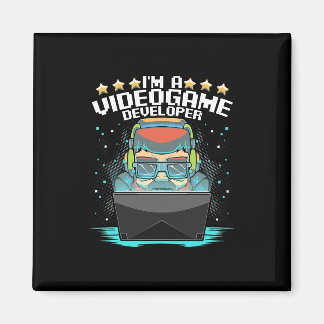 Imán Soy Un Desarrollador De Videojuegos (Frente)