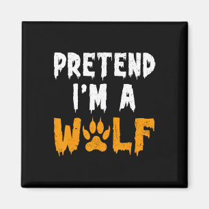 Imán Soy un disfraz holandés de Halloween perezoso