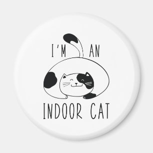 Imán Soy un gato interior