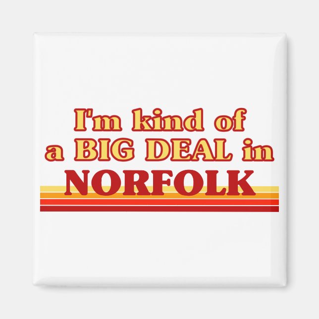 Imán Soy un GRAN TRATO en Norfolk (Frente)