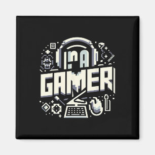 Imán Soy un jugador de equipo vintage