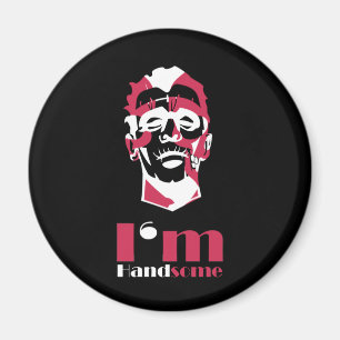 Imán Soy un lindo estuche abstracto de cara Funda-Mate 