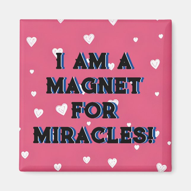 Imán SOY UN MAGNET PARA MIRCALES Magnet (Frente)