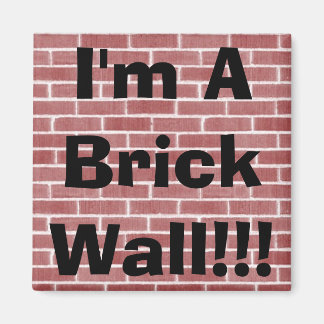 Imán ¡¡¡Soy un muro de ladrillo!!!