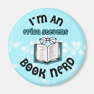Imán Soy un nerd del libro de Erica Stevens